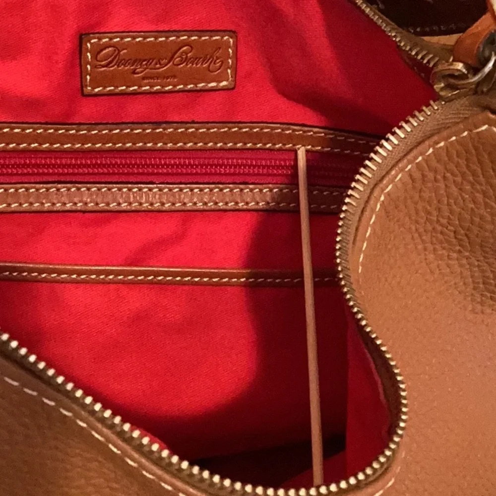 Dooney & Bourke Large Leather Shoulder Bag - Picture 6 of 11